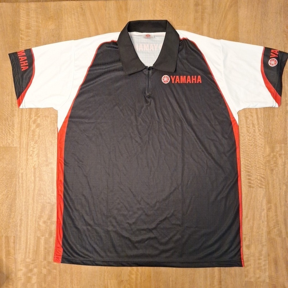 Yamaha Factory Racing Motocross Motorcycle Polo Size XL Mens